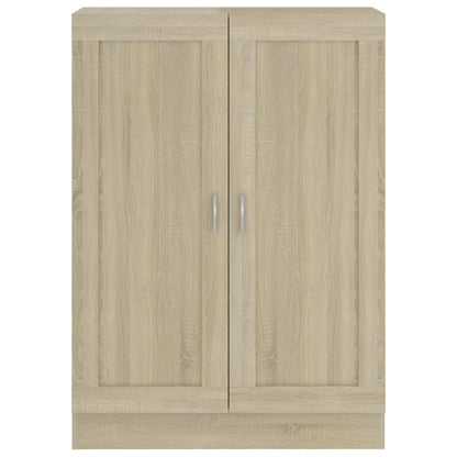 802717 vidaXL Book Cabinet Sonoma Oak 82,5x30,5x115 cm Engineered Wood - Brown