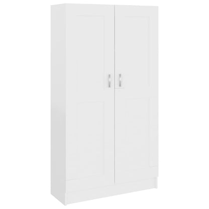 802723 vidaXL Book Cabinet White 82,5x30,5x150 cm Engineered Wood