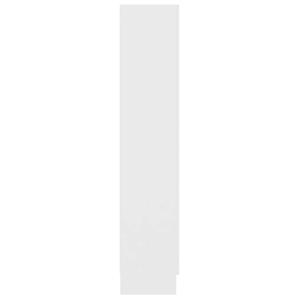802723 vidaXL Book Cabinet White 82,5x30,5x150 cm Engineered Wood