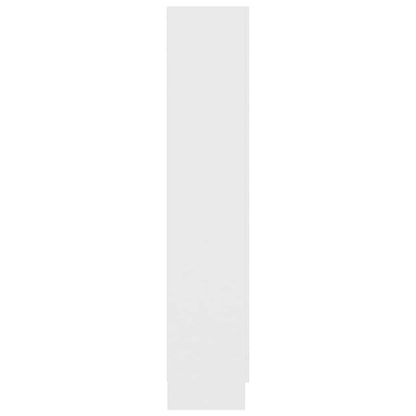 802723 vidaXL Book Cabinet White 82,5x30,5x150 cm Engineered Wood