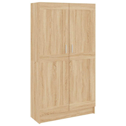802726 vidaXL Book Cabinet Sonoma Oak 82,5x30,5x150 cm Engineered Wood - Brown