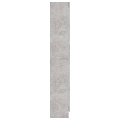 vidaXL Book Cabinet Concrete Grey 82,5x30,5x185,5 cm Engineered Wood