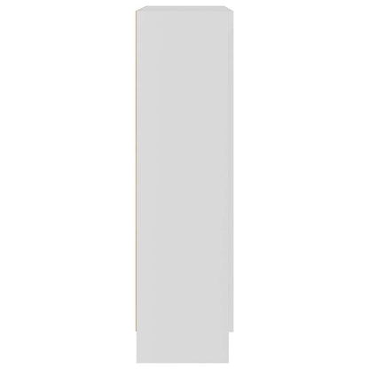 802750 vidaXL Vitrine Cabinet White 82,5x30,5x115 cm Engineered Wood
