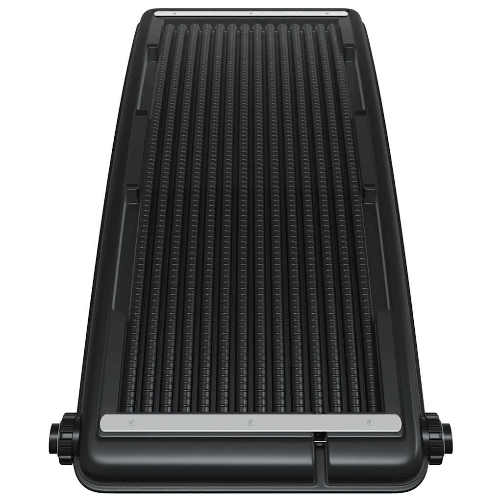 vidaXL Curved Pool Solar Heating Panel 110x65 cm - Black