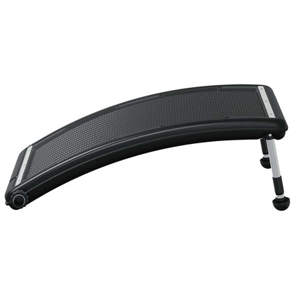 vidaXL Curved Pool Solar Heating Panel 110x65 cm - Black