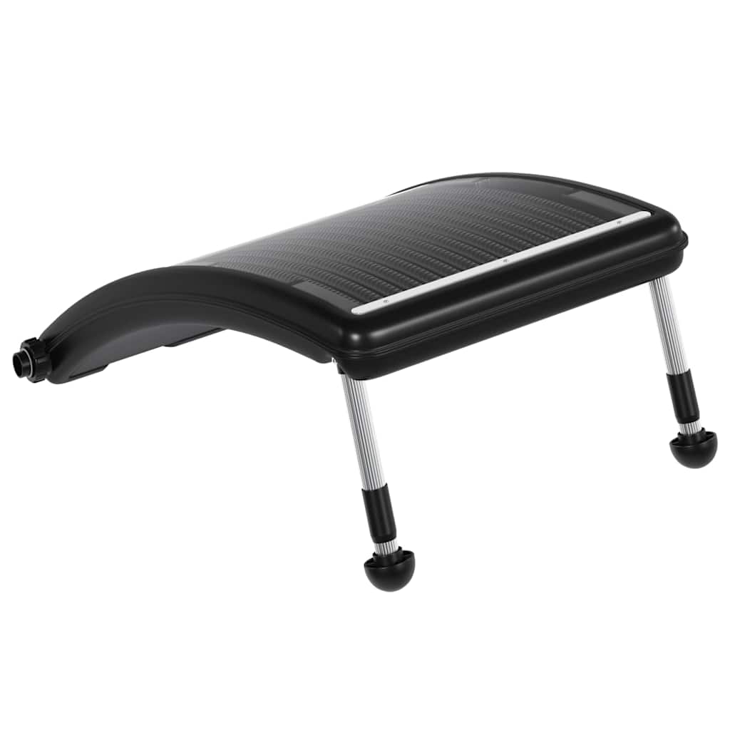 vidaXL Curved Pool Solar Heating Panel 110x65 cm - Black