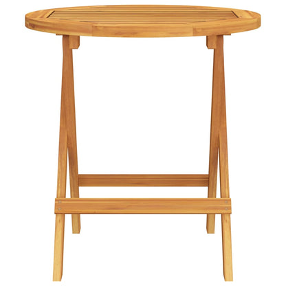vidaXL Bistro Table Ø46x47 cm Solid Wood Acacia - Brown