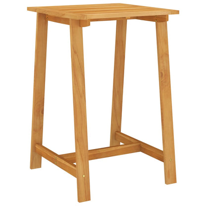 vidaXL Garden Bar Table 70x70x104 cm Solid Acacia Wood - Brown