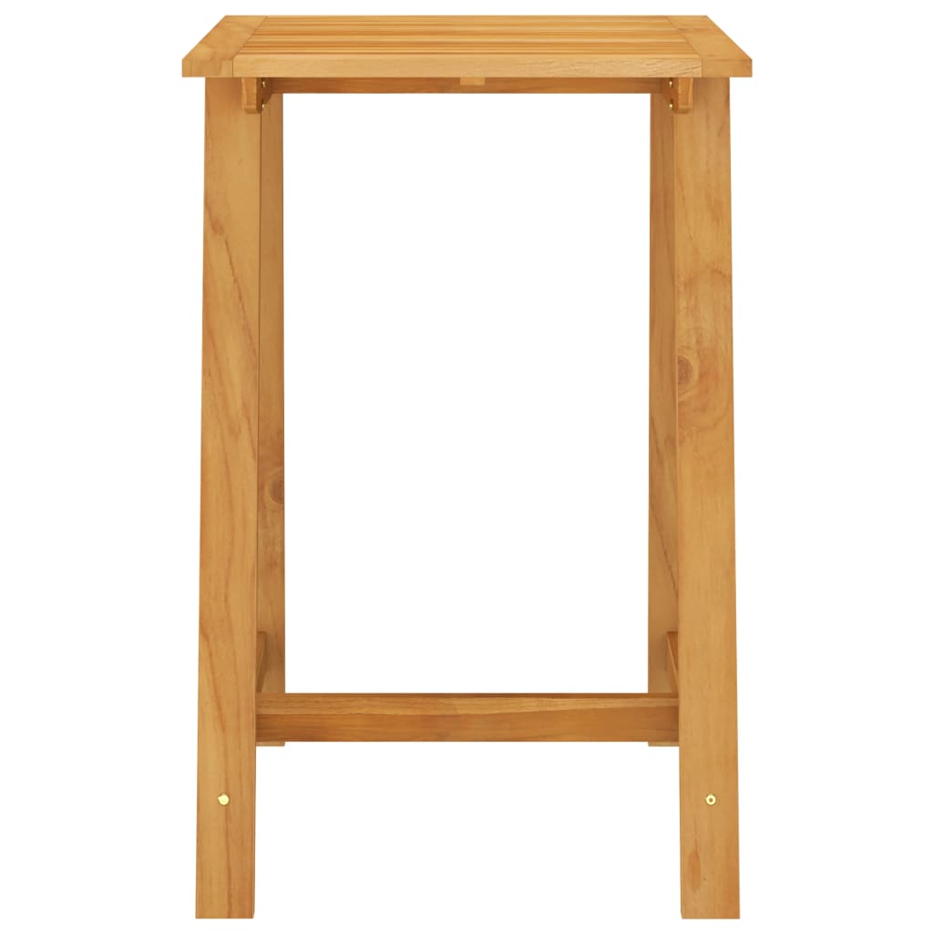 vidaXL Garden Bar Table 70x70x104 cm Solid Acacia Wood - Brown