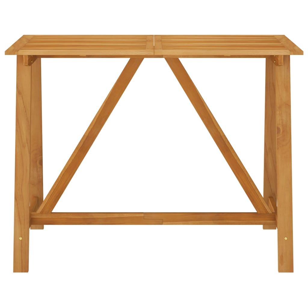 vidaXL Garden Bar Table 140x70x104 cm Solid Acacia Wood - Brown