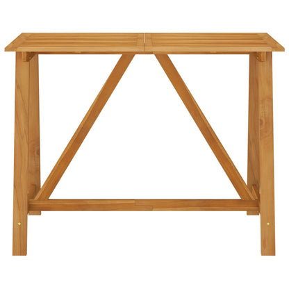 vidaXL Garden Bar Table 140x70x104 cm Solid Acacia Wood - Brown