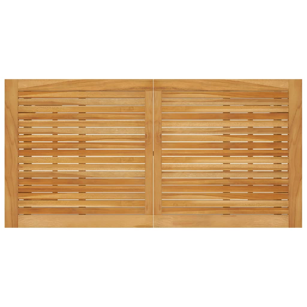 vidaXL Garden Bar Table 140x70x104 cm Solid Acacia Wood - Brown