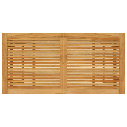 vidaXL Garden Bar Table 140x70x104 cm Solid Acacia Wood - Brown