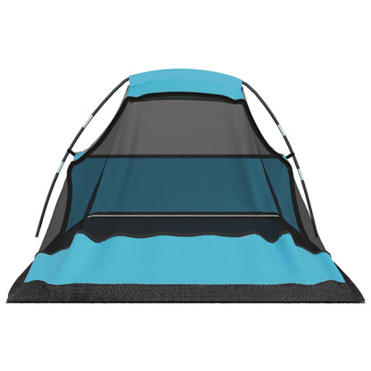 vidaXL Camping Tent 317x240x100 cm Blue
