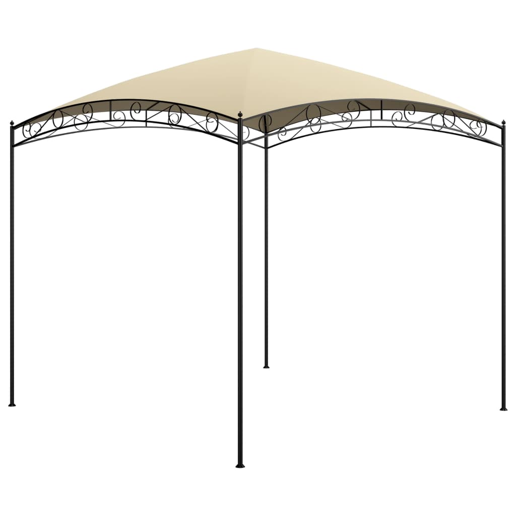 vidaXL Gazebo 3x3x2.65 m Cream 180 g/m² - 3 x 3 x 2.65 m