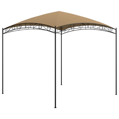 vidaXL Gazebo 3x3x2.65 m Taupe 180 g/m² - 3 x 3 x 2.65 m