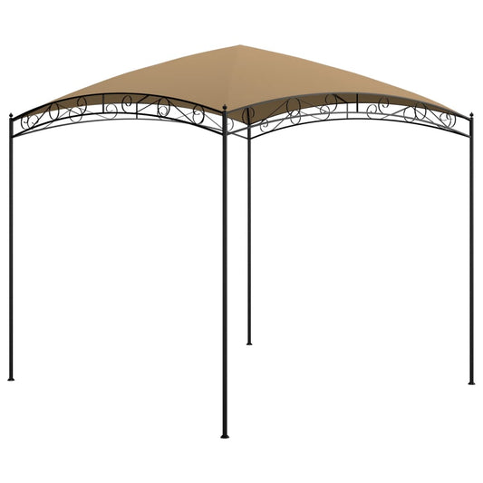 vidaXL Gazebo 3x3x2.65 m Taupe 180 g/m² - 3 x 3 x 2.65 m
