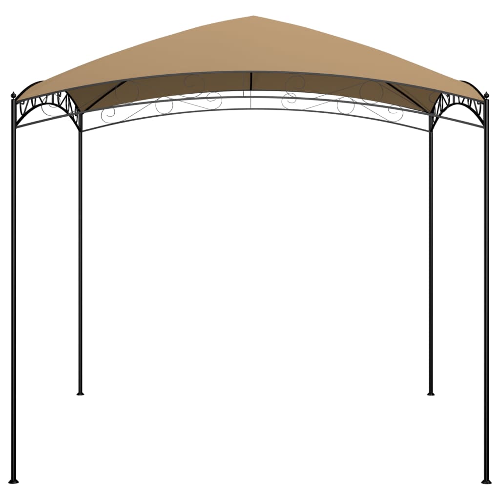 vidaXL Gazebo 3x3x2.65 m Taupe 180 g/m² - 3 x 3 x 2.65 m