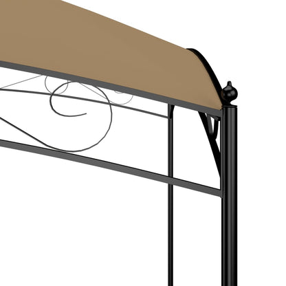 vidaXL Gazebo 3x3x2.65 m Taupe 180 g/m² - 3 x 3 x 2.65 m