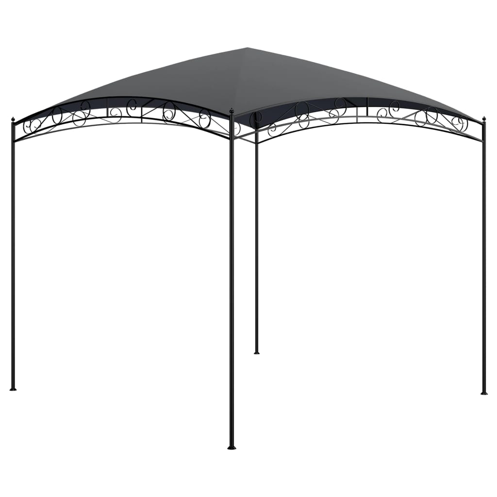 vidaXL Gazebo 3x3x2.65 m Anthracite 180 g/m² - 3 x 3 x 2.65 m