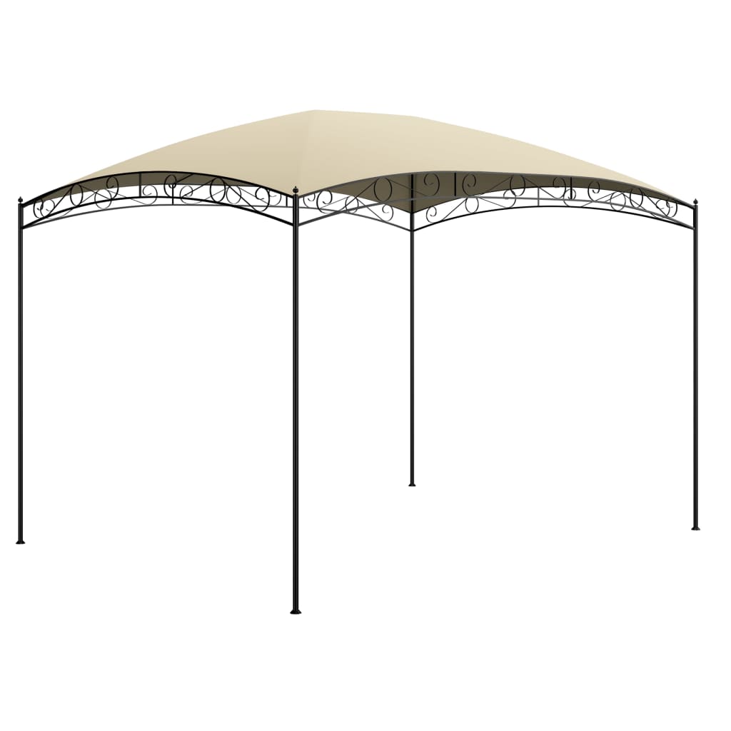 vidaXL Gazebo 3x4x2.65 m Cream 180 g/m² - 3 x 4 x 2.65m