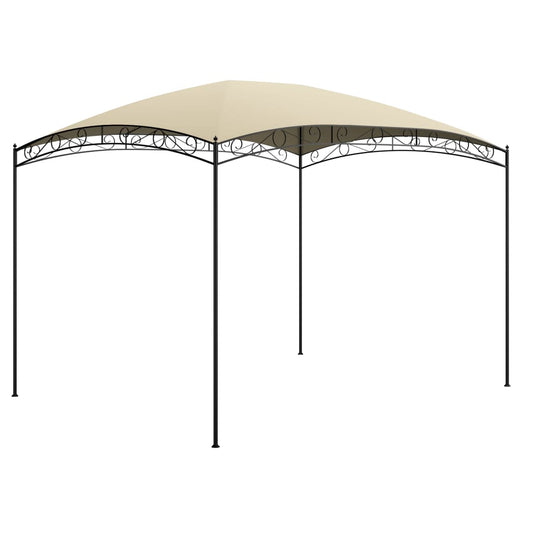 vidaXL Gazebo 3x4x2.65 m Cream 180 g/m² - 3 x 4 x 2.65m