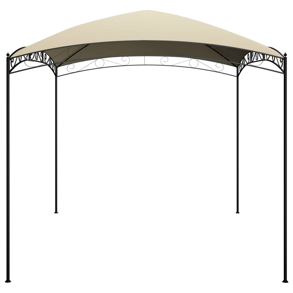 vidaXL Gazebo 3x4x2.65 m Cream 180 g/m² - 3 x 4 x 2.65m