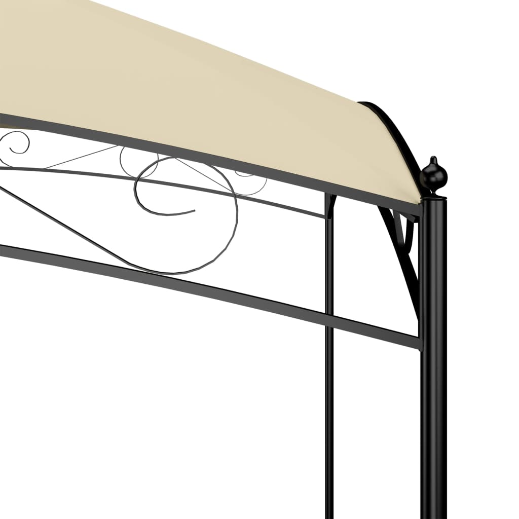 vidaXL Gazebo 3x4x2.65 m Cream 180 g/m² - 3 x 4 x 2.65m