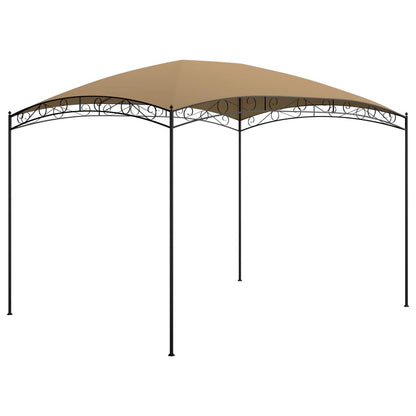 vidaXL Gazebo 3x4x2.65 m Taupe 180 g/m² - 3 x 4 x 2.65 m