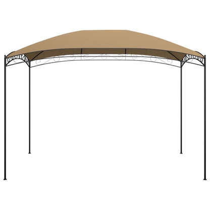 vidaXL Gazebo 3x4x2.65 m Taupe 180 g/m² - 3 x 4 x 2.65 m