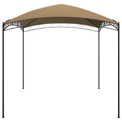 vidaXL Gazebo 3x4x2.65 m Taupe 180 g/m² - 3 x 4 x 2.65 m