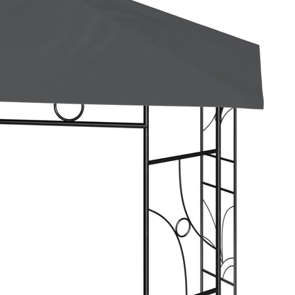 vidaXL Gazebo 3x3x2.7 m Anthracite 160 g/m²