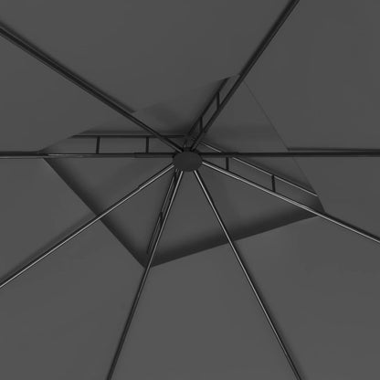 vidaXL Gazebo 3x3x2.7 m Anthracite 160 g/m²
