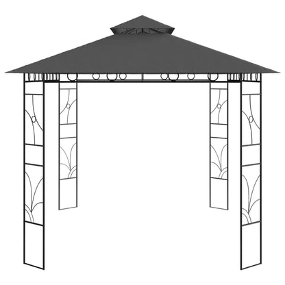 vidaXL Gazebo 4x3x2.7 m Anthracite 160 g/m²