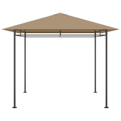 vidaXL Gazebo 3x3x2.7 m Taupe 180 g/m²