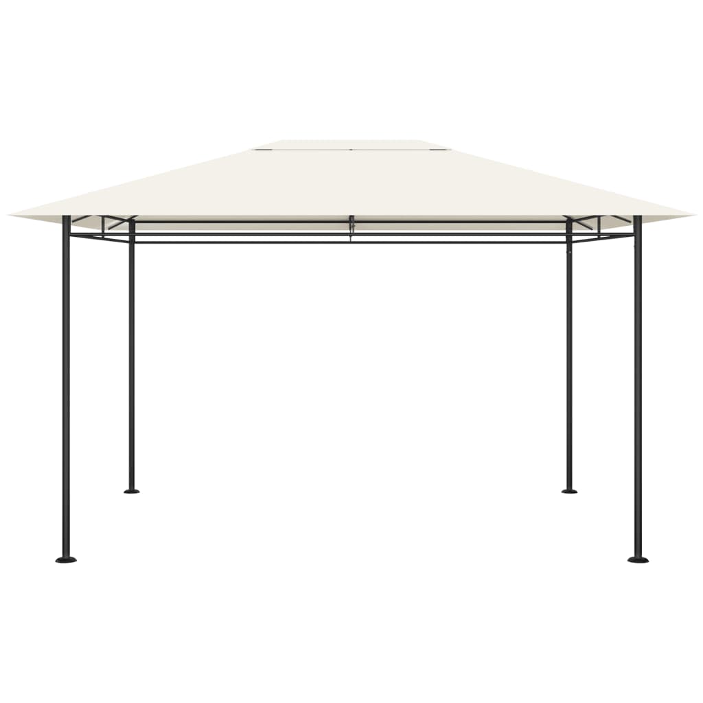 vidaXL Gazebo 384x281x270 cm Cream 180 g/m²