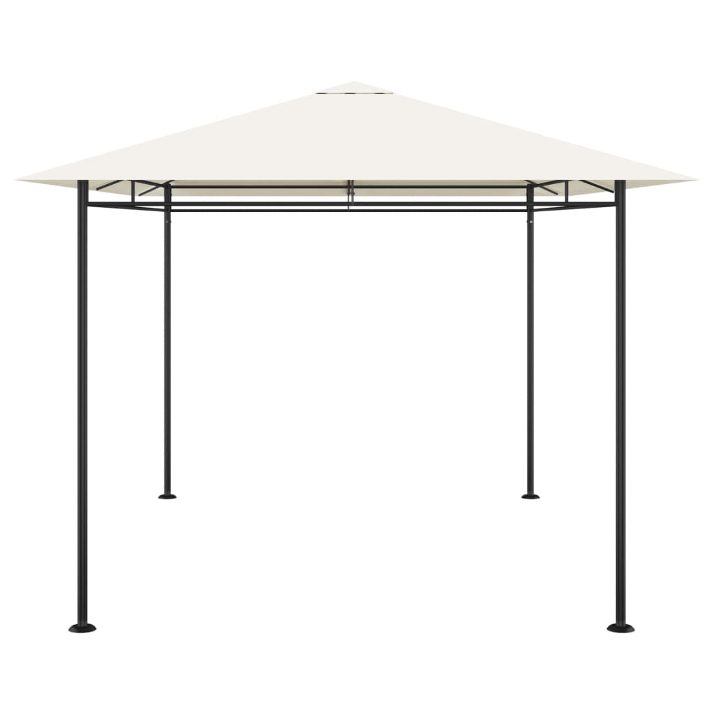 vidaXL Gazebo 384x281x270 cm Cream 180 g/m²