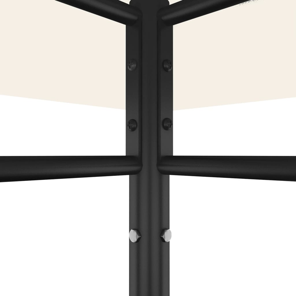 vidaXL Gazebo 384x281x270 cm Cream 180 g/m²
