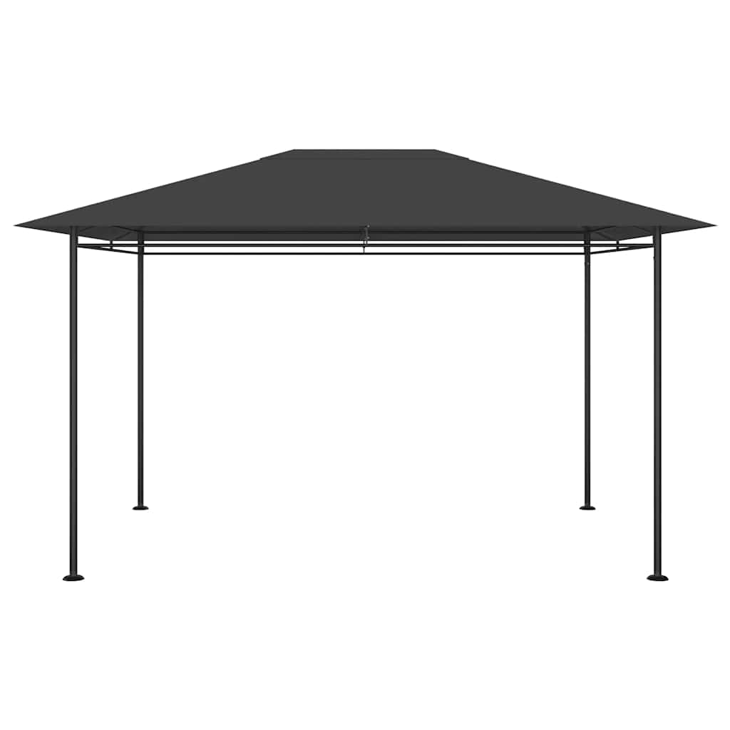 vidaXL Gazebo 384x281x270 cm Anthracite 180 g/m²