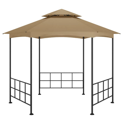 vidaXL Gazebo with Sidewalls 3.1x2.7 m Taupe
