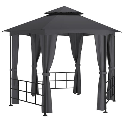 vidaXL Gazebo with Sidewalls 3.1x2.7 m Anthracite