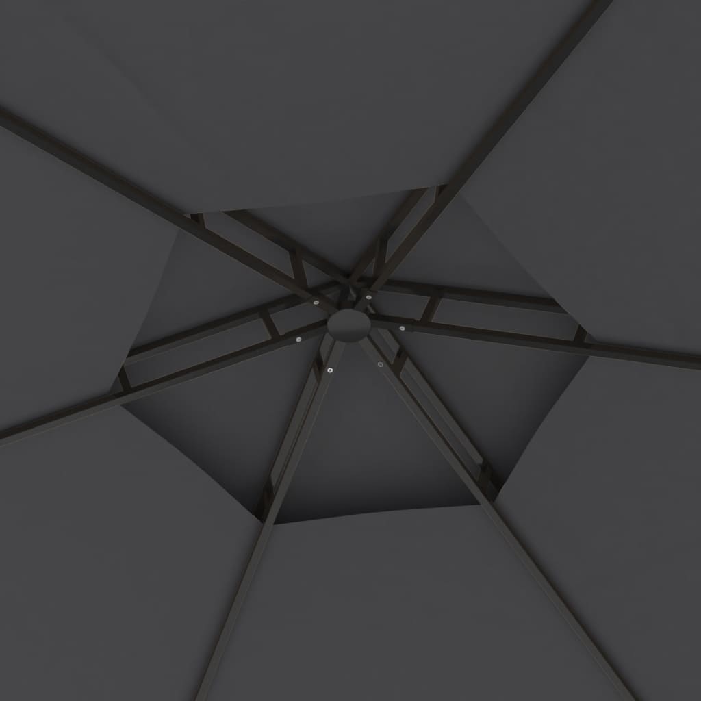 vidaXL Gazebo with Sidewalls 3.1x2.7 m Anthracite