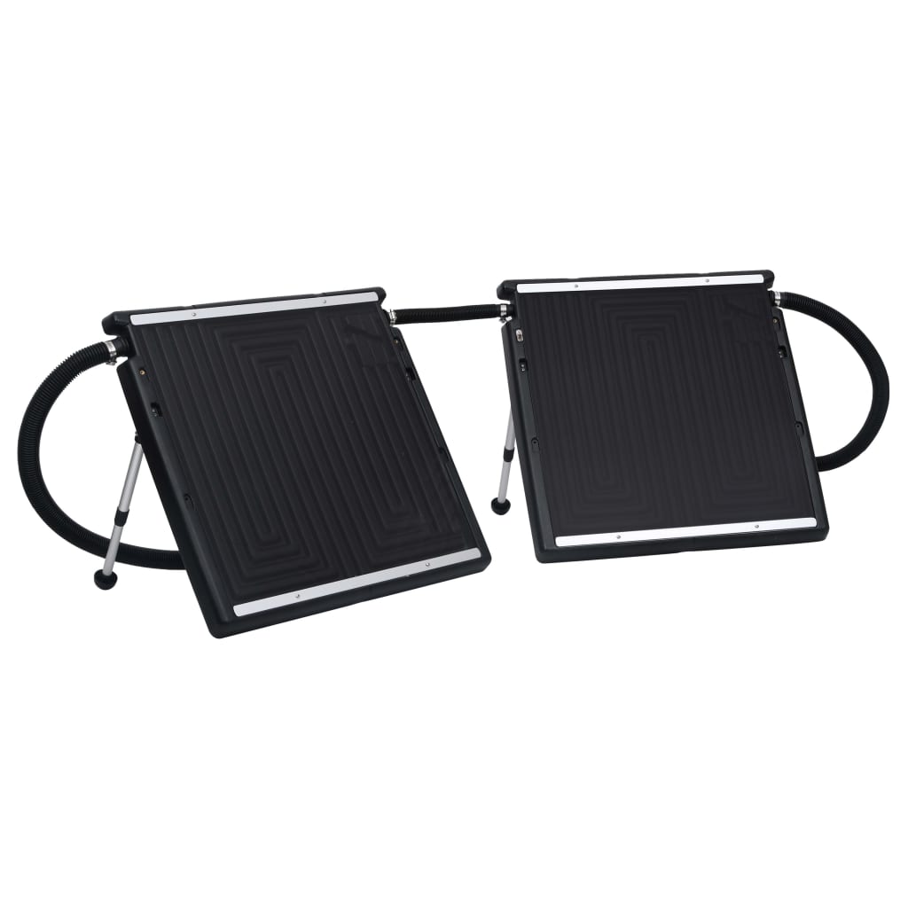 vidaXL Double Pool Solar Heating Panel 150x75 cm - Black