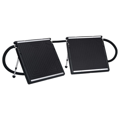 vidaXL Double Pool Solar Heating Panel 150x75 cm - Black