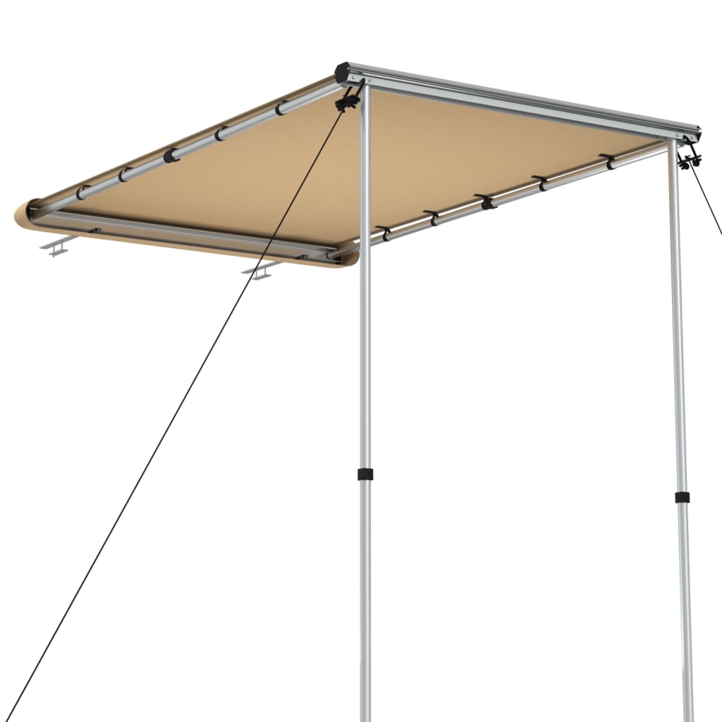 vidaXL Camper & Caravan Awning 1.2x2x2.15 m Beige - 1.2 x 2 x 2.15 m