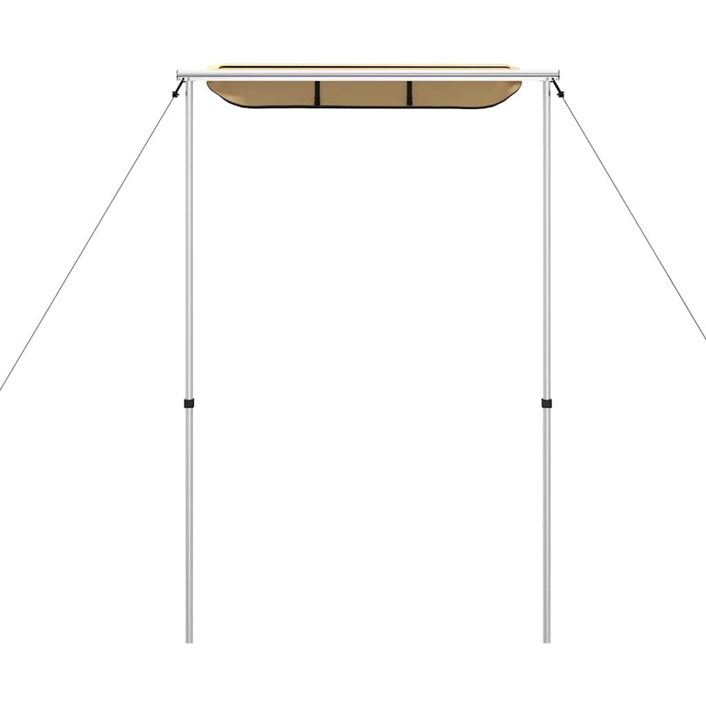 vidaXL Camper & Caravan Awning 1.2x2x2.15 m Beige - 1.2 x 2 x 2.15 m