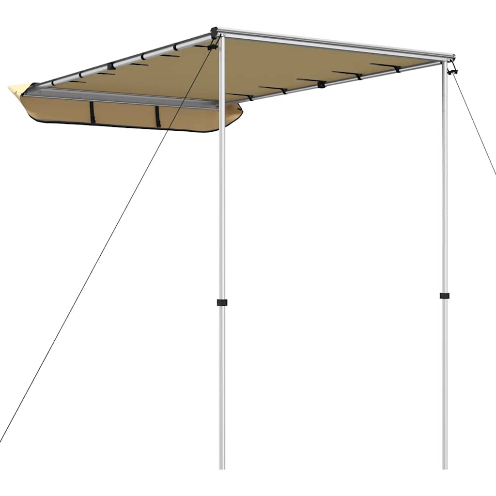 vidaXL Camper & Caravan Awning 1.8x2x2.15 m Beige - 1.8 x 2 x 2.15 m