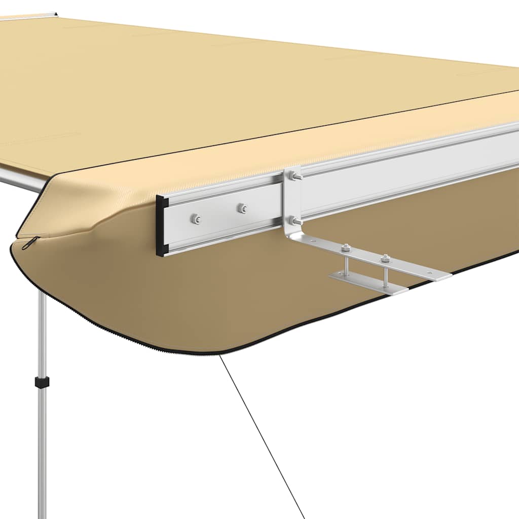 vidaXL Camper & Caravan Awning 1.8x2x2.15 m Beige - 1.8 x 2 x 2.15 m