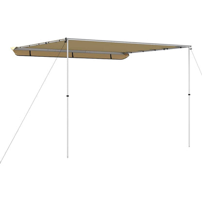 vidaXL Camper & Caravan Awning 2x2x2.15 m Beige - 2 x 2 x 2.15 m