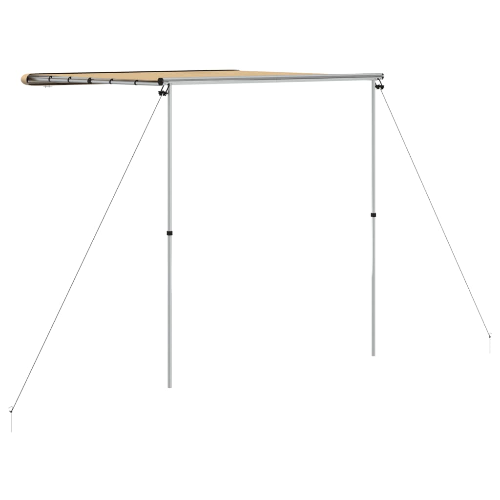 vidaXL Camper & Caravan Awning 2.4x2x2.15 m Beige - 2.4 x 2 x 2.15 m